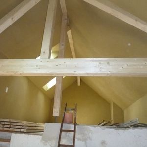 Dachbodenausbau mit Holzfaserdämmung